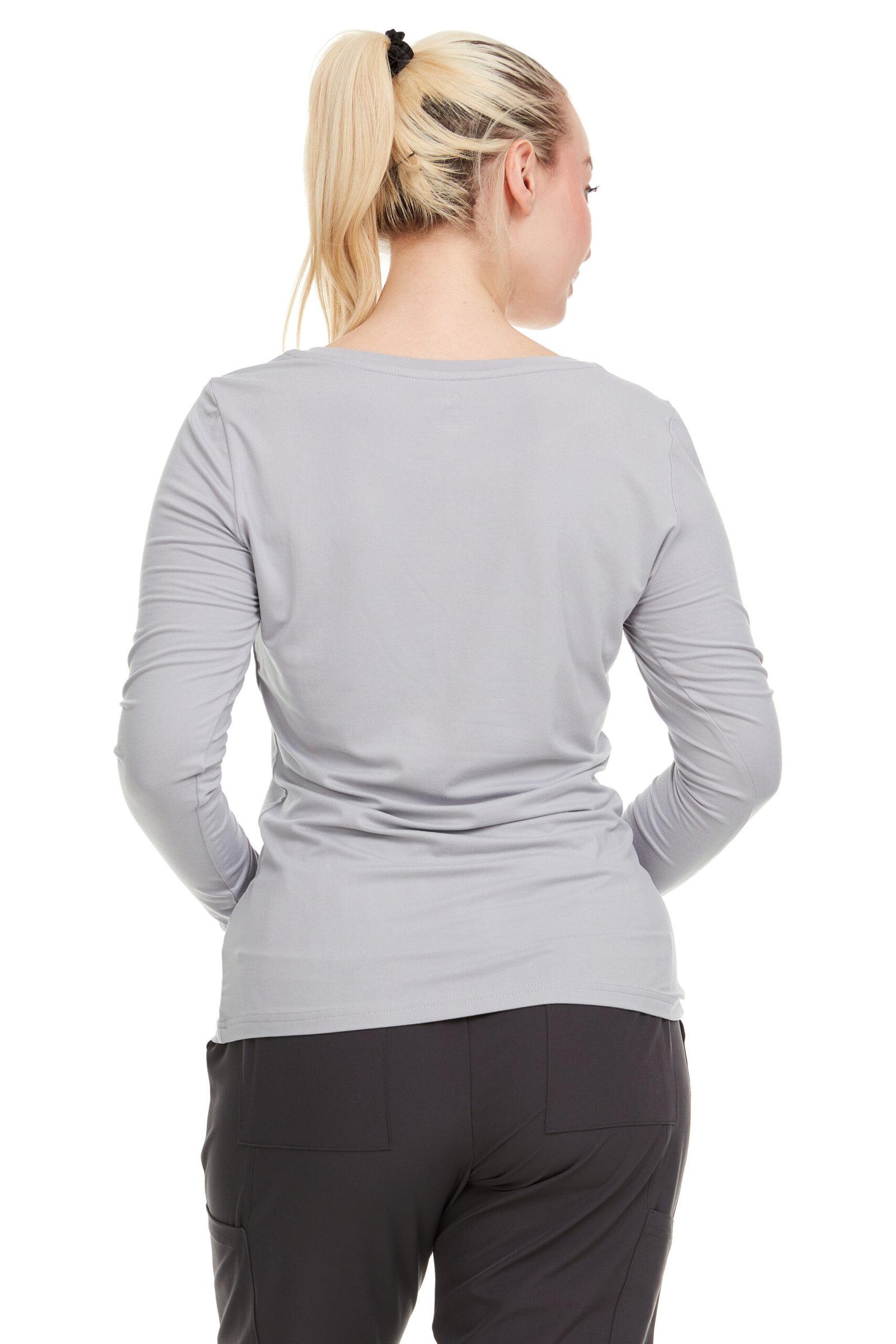 Heal + Wear Women's Under Scrub T-Shirt Female Crew Neck